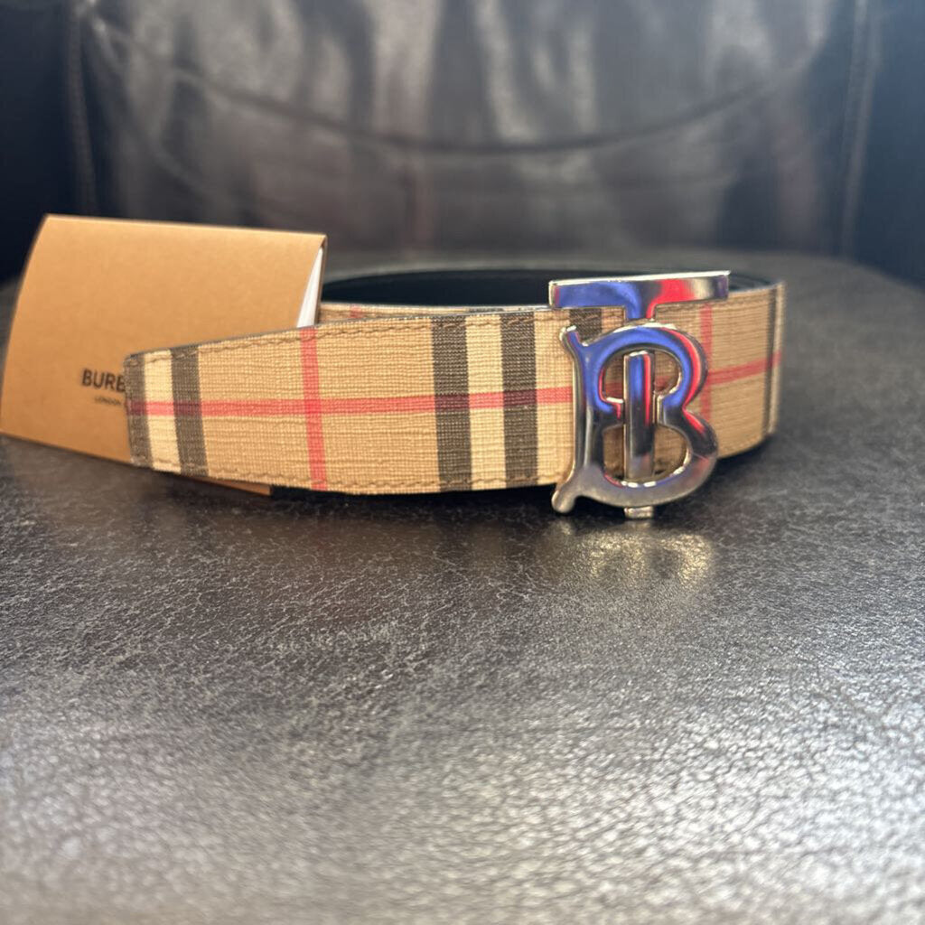 Burberry TB Belt Tan