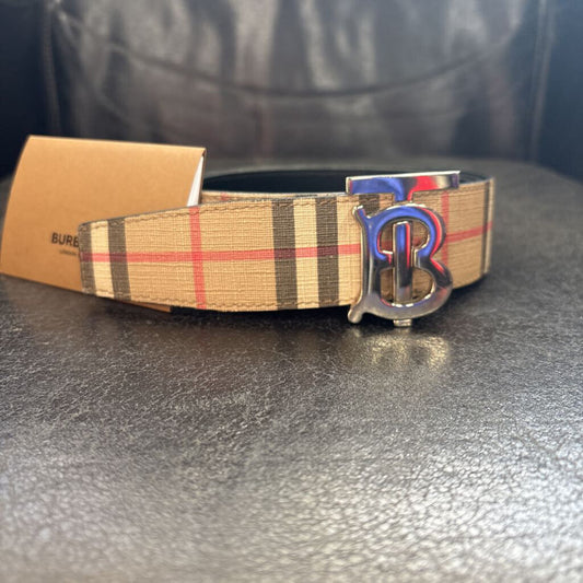 Burberry TB Belt Tan