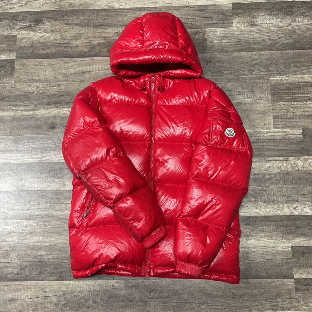Moncler ecrin coat red