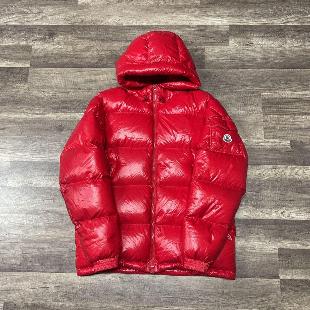 Moncler ecrin coat red