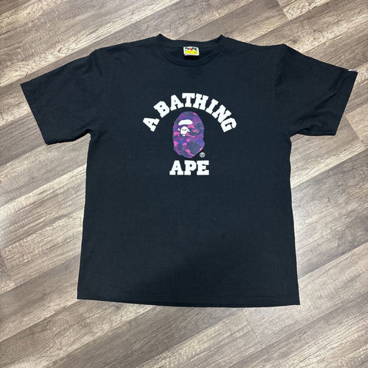 Bape Black Purple Camo