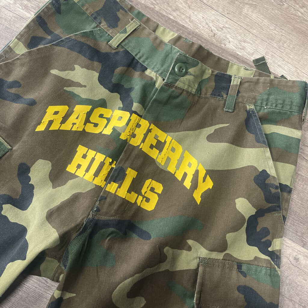 Raspberry Hills Camo Cargo Pants