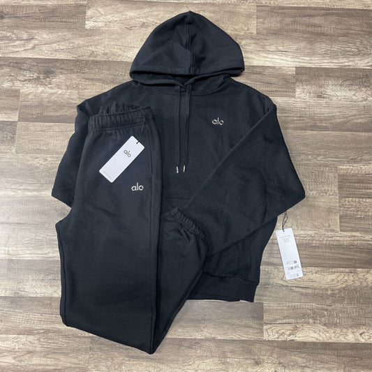 Alo Pullover Set Black