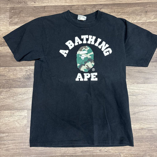 Bape Green Camo Ape Tee