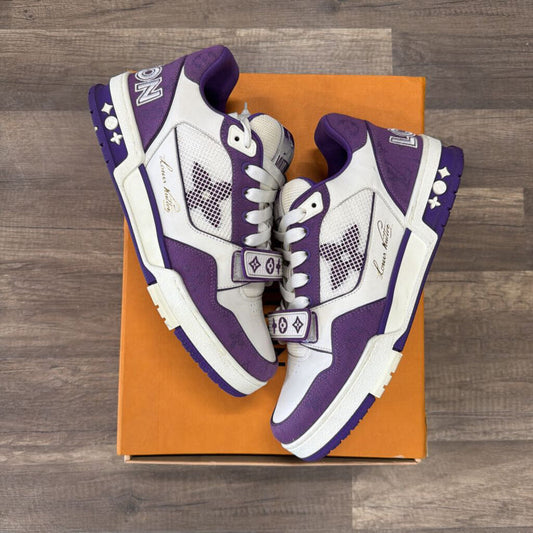 Louis Vuitton Strap Trainer Purple