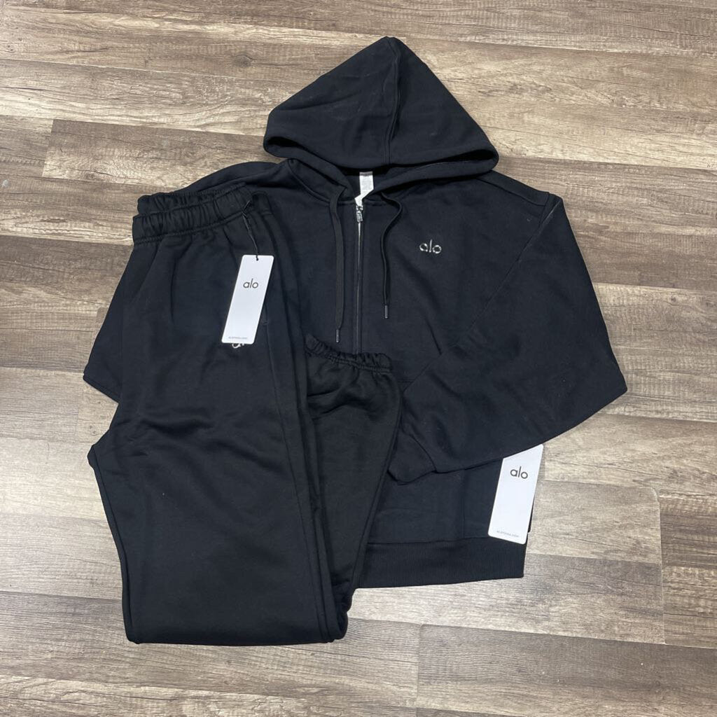 Alo Zip Set Black