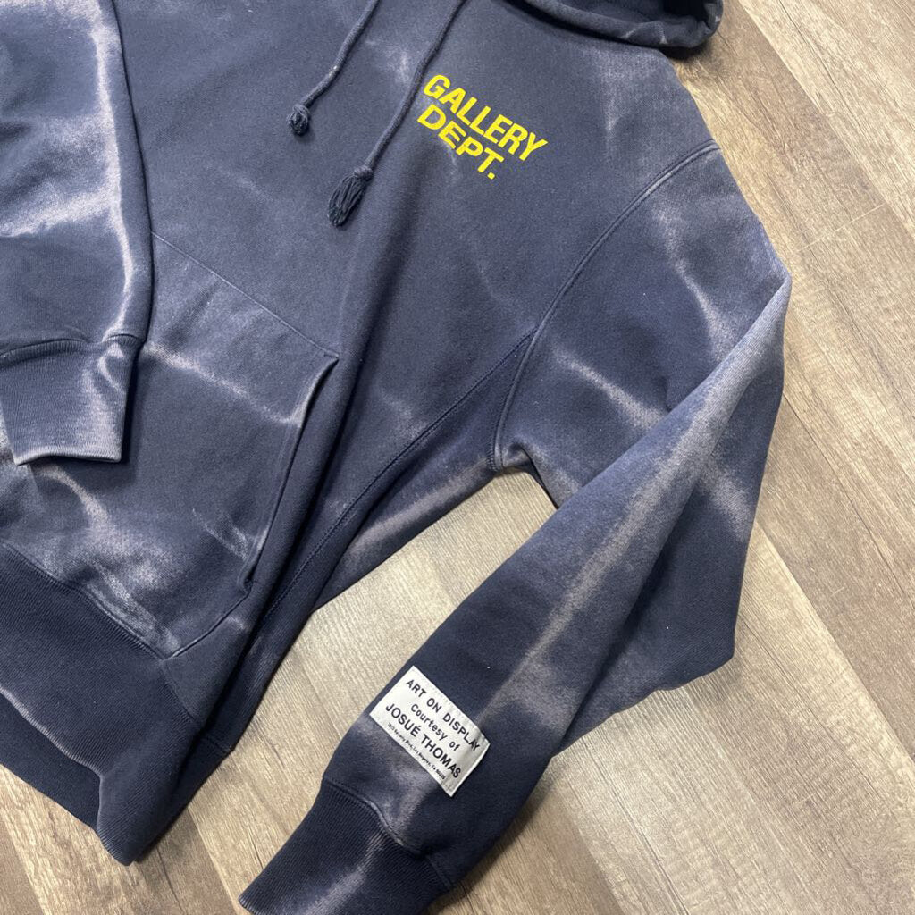 Gallery Dept Hoodie Tie Dye Blue