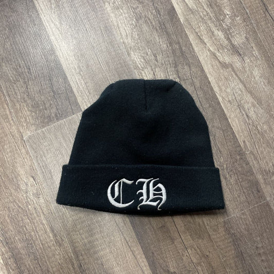 Chrome Hearts Beanie Black/White logo