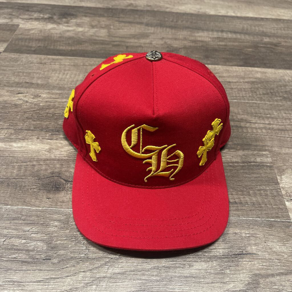 Chrome Hearts Hat Red Yellow Patch