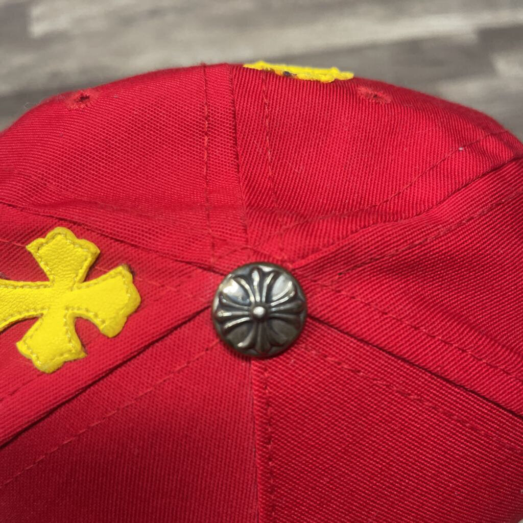 Chrome Hearts Hat Red Yellow Patch