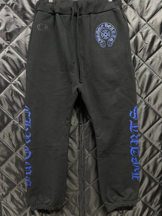 Chrome Hearts Sweatpants Black Blue