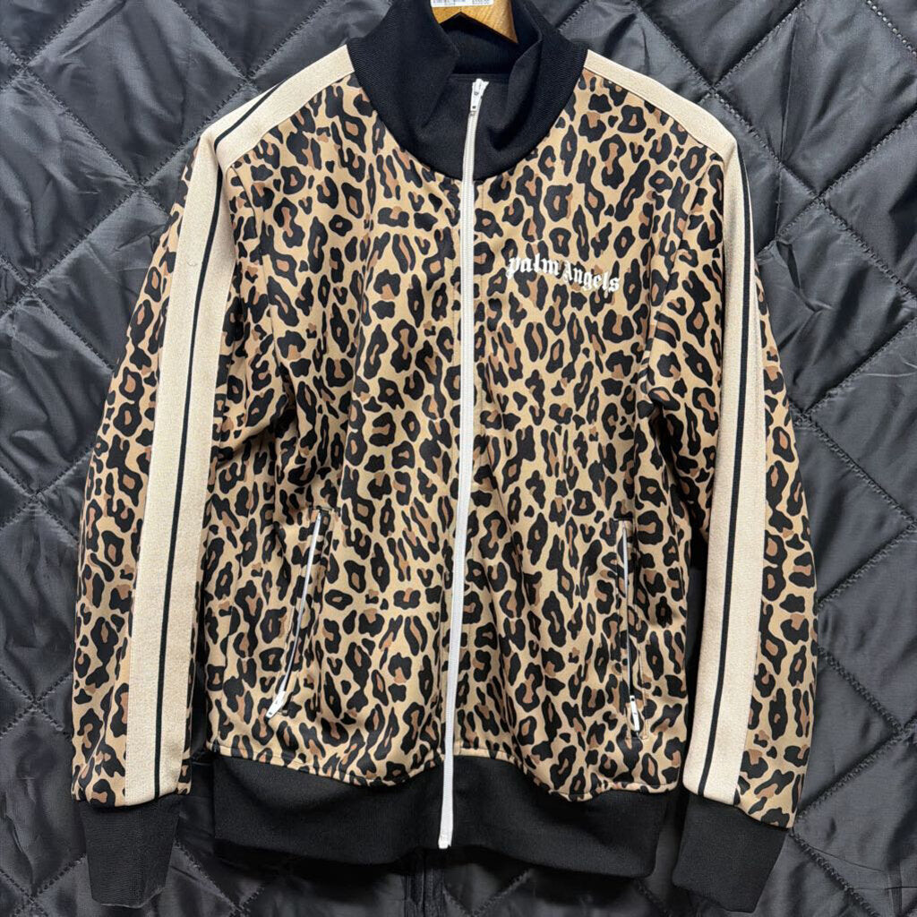 Palm Angels Leopard Print Jacket