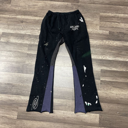 Gallery dept flare black sweatpants
