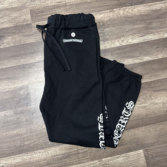 Chrome hearts Sweat pants black white (NEW)
