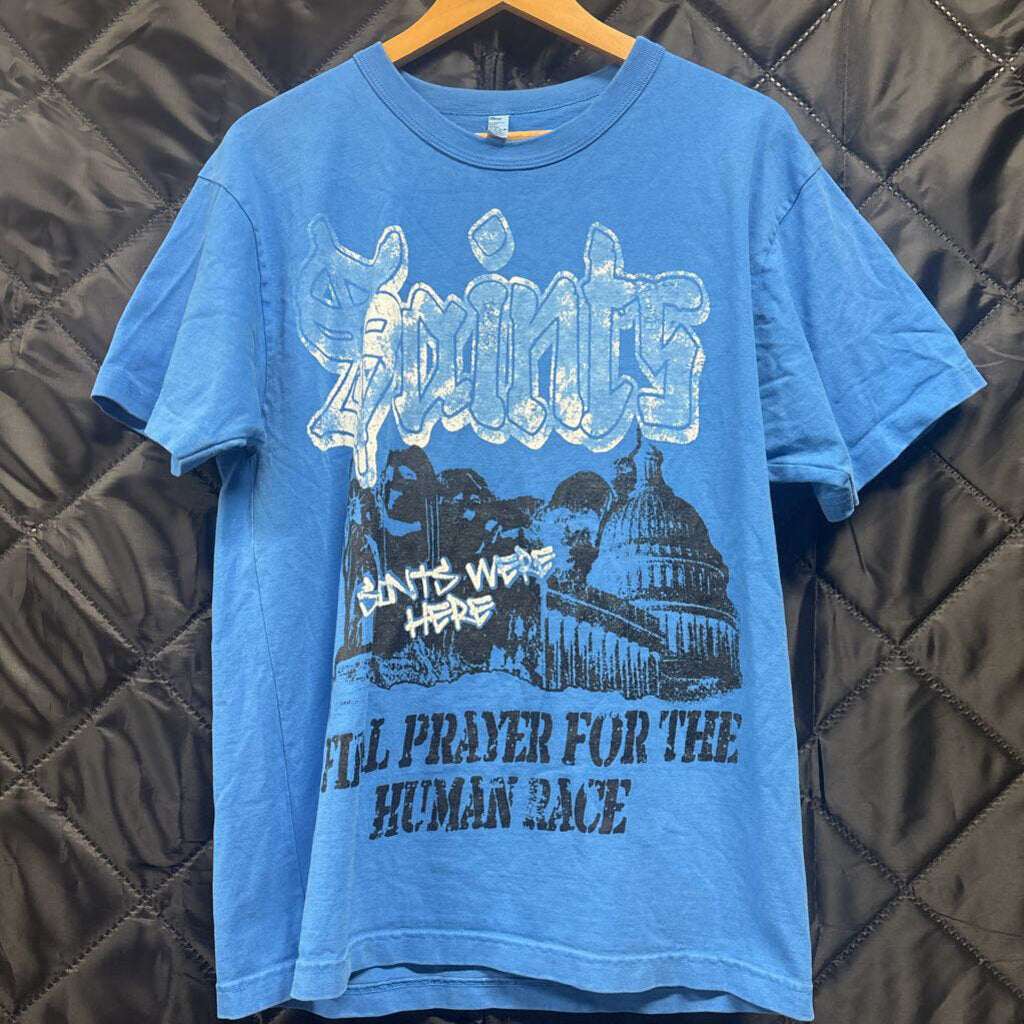 saints final prayer shirt blue