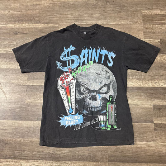 Saints Feeling Blue Shirt Grey