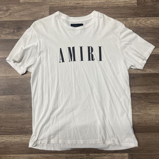 Amiri Shirt White/Black Logo