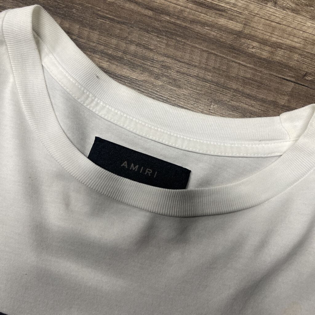 Amiri Shirt White/Black Logo