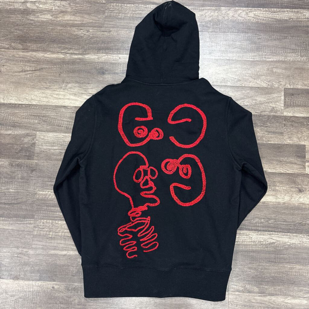 Givenchy Red Stitch Hoodie