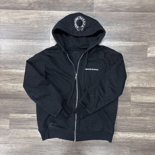 Chrome hearts black Malibu cross thermal hoodie