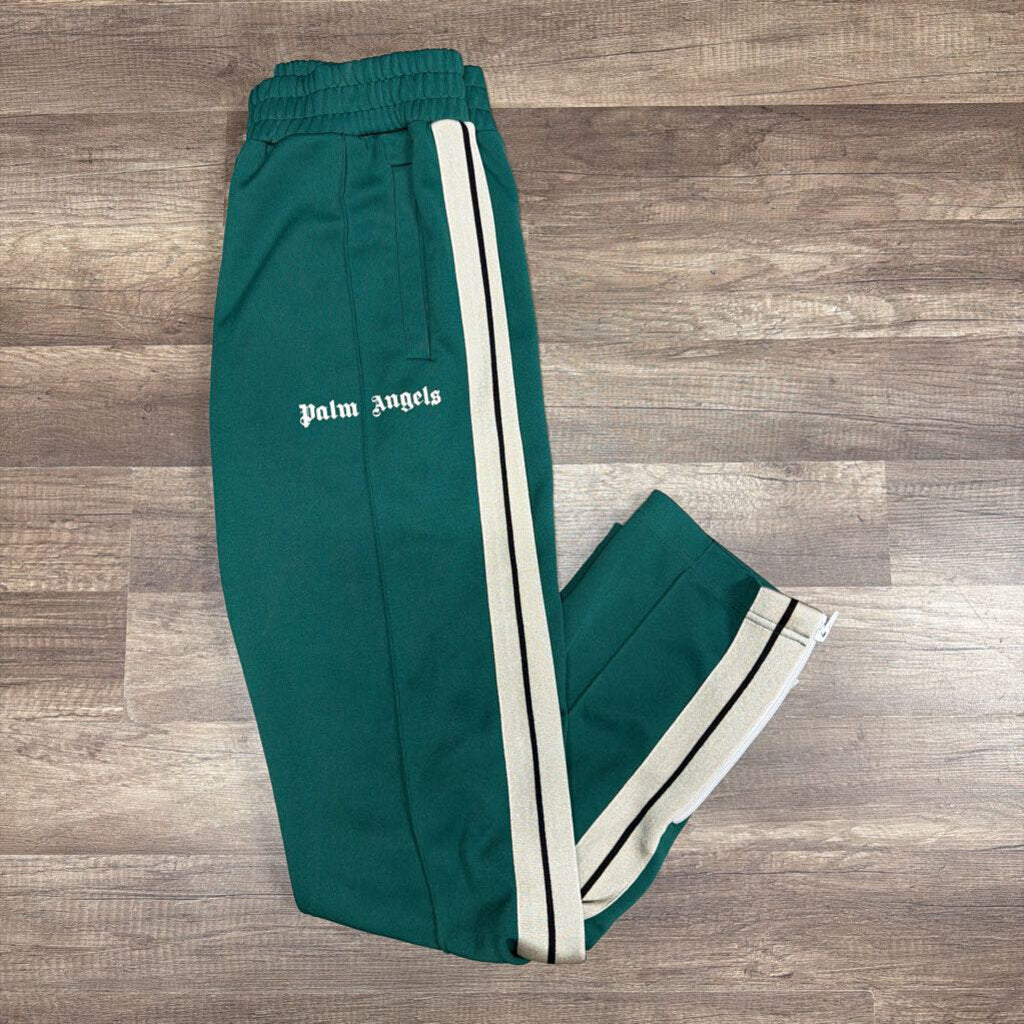 Palm Angels Green Sweatpants