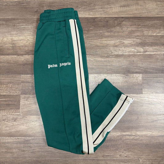 Palm Angels Green Sweatpants