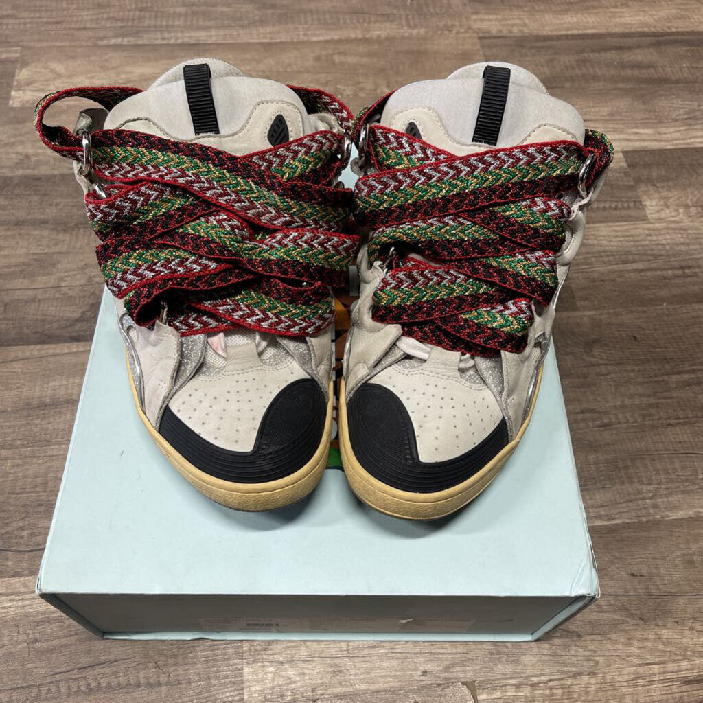 Lanvin Curb Sneaker White Glitter