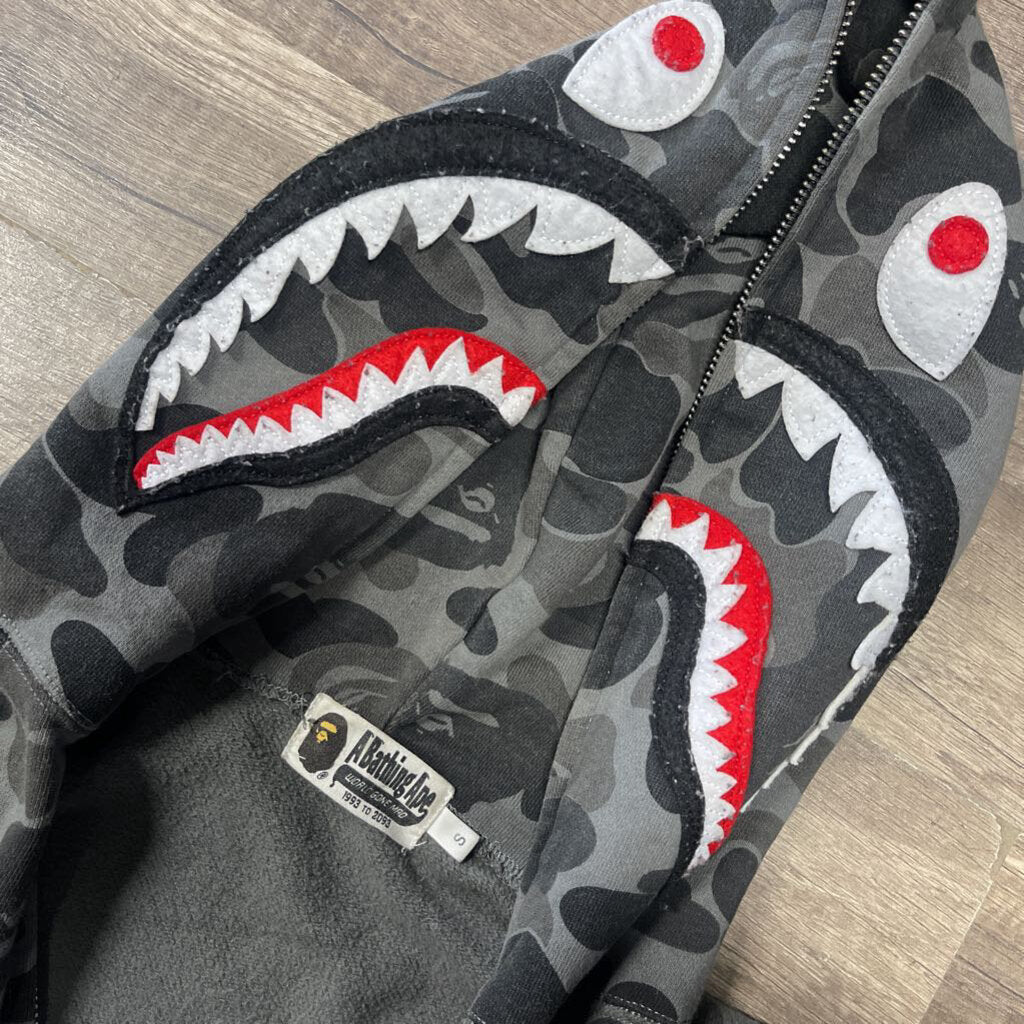 Bape Camo Grey Zip Hoodie