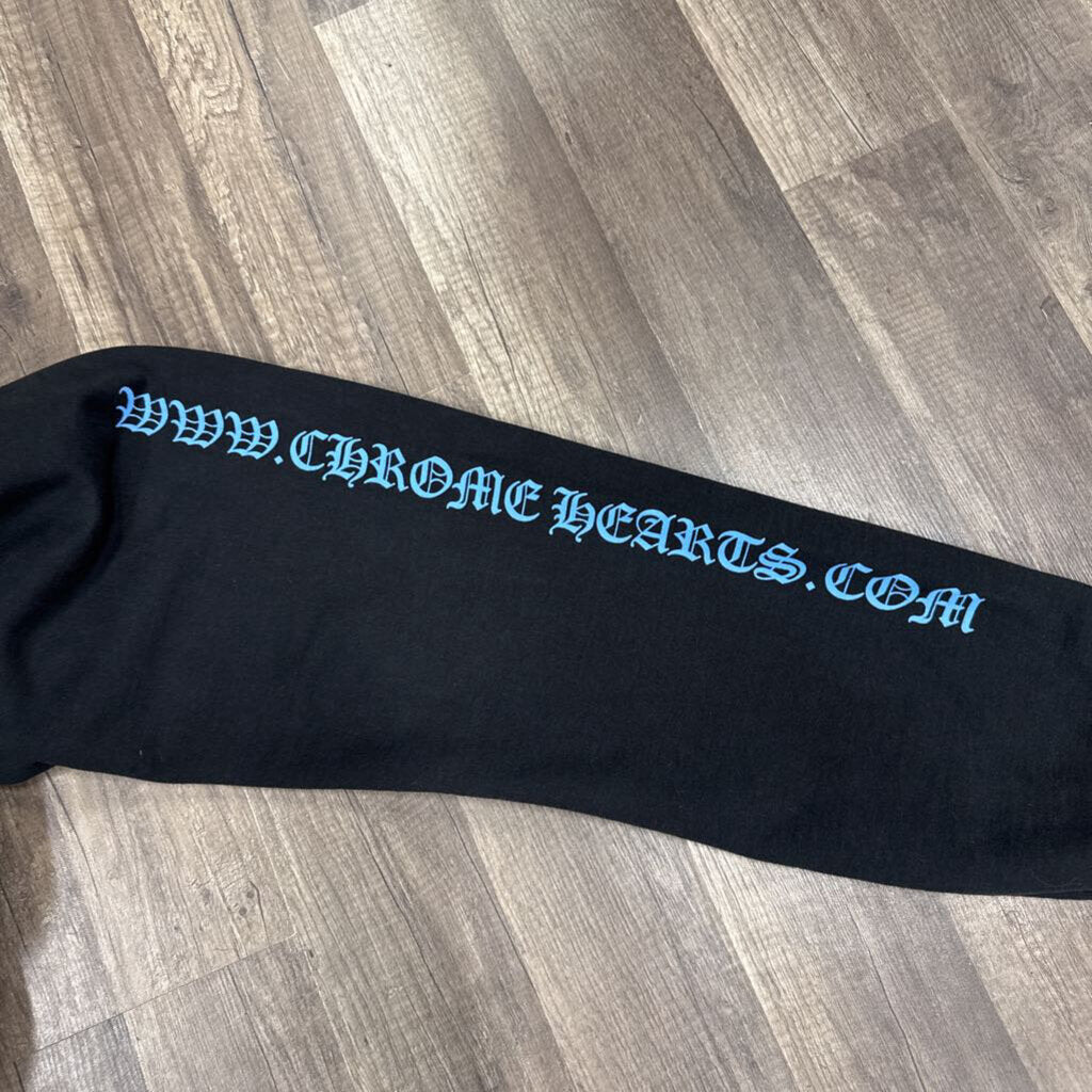 Chrome Hearts Sweatpants Black Blue Horseshoe