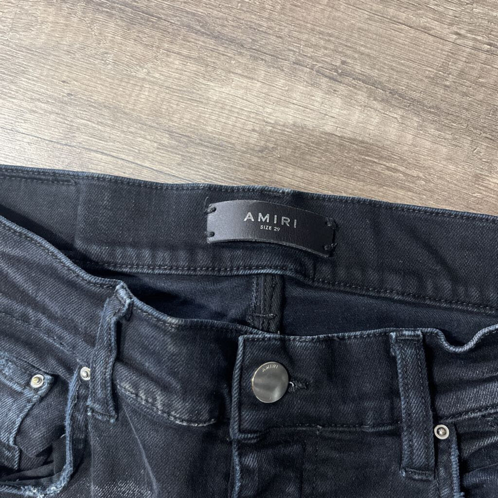Amiri jean MX 1 Blue denim patch