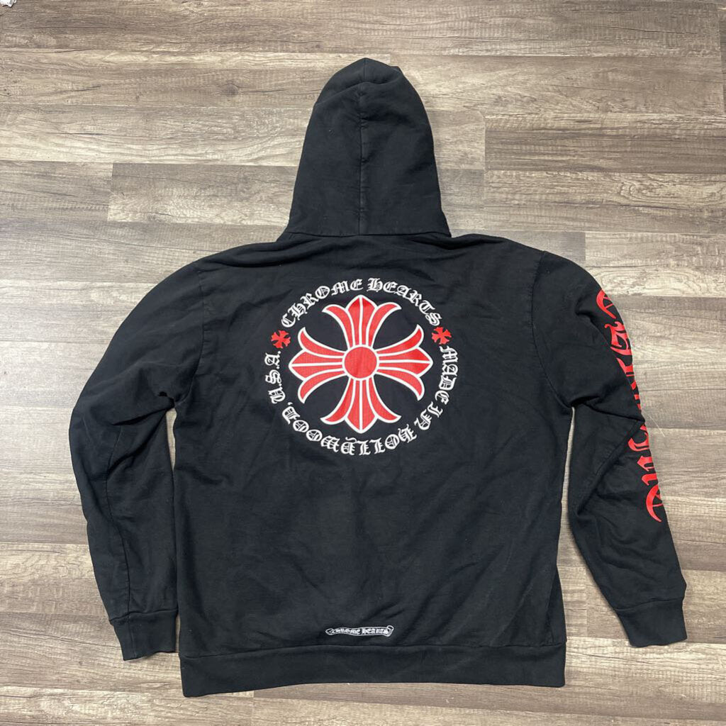 Chrome Hearts Made In Hollywood Hoodie Black/Red