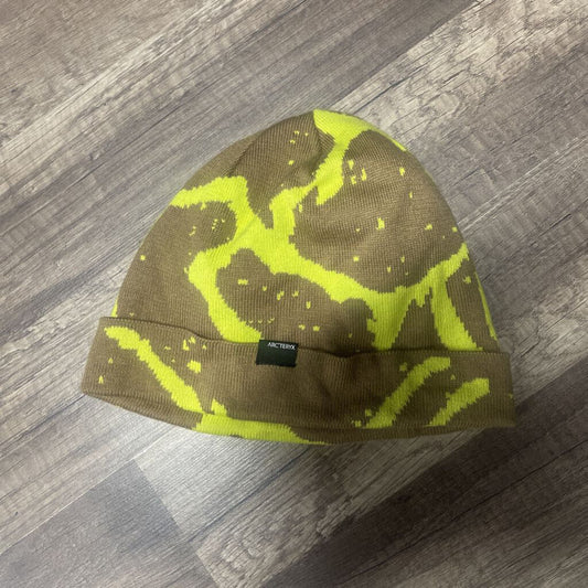 Arcteryx Beanie Green Tan Green