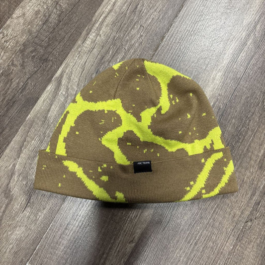 Arcteryx Beanie Green Tan Green