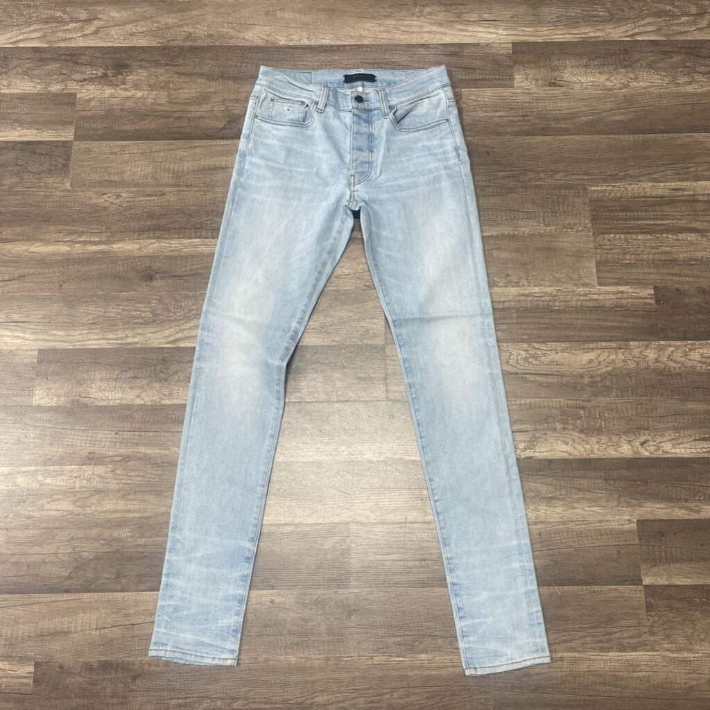 Amiri Jeans Light Wash Plain