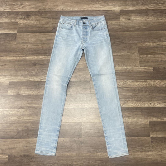 Amiri Jeans Light Wash Plain