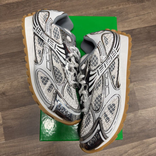 Bottega Veneta Orbit Silver