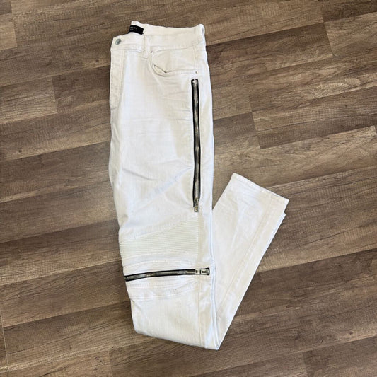 Amiri Jean Biker White