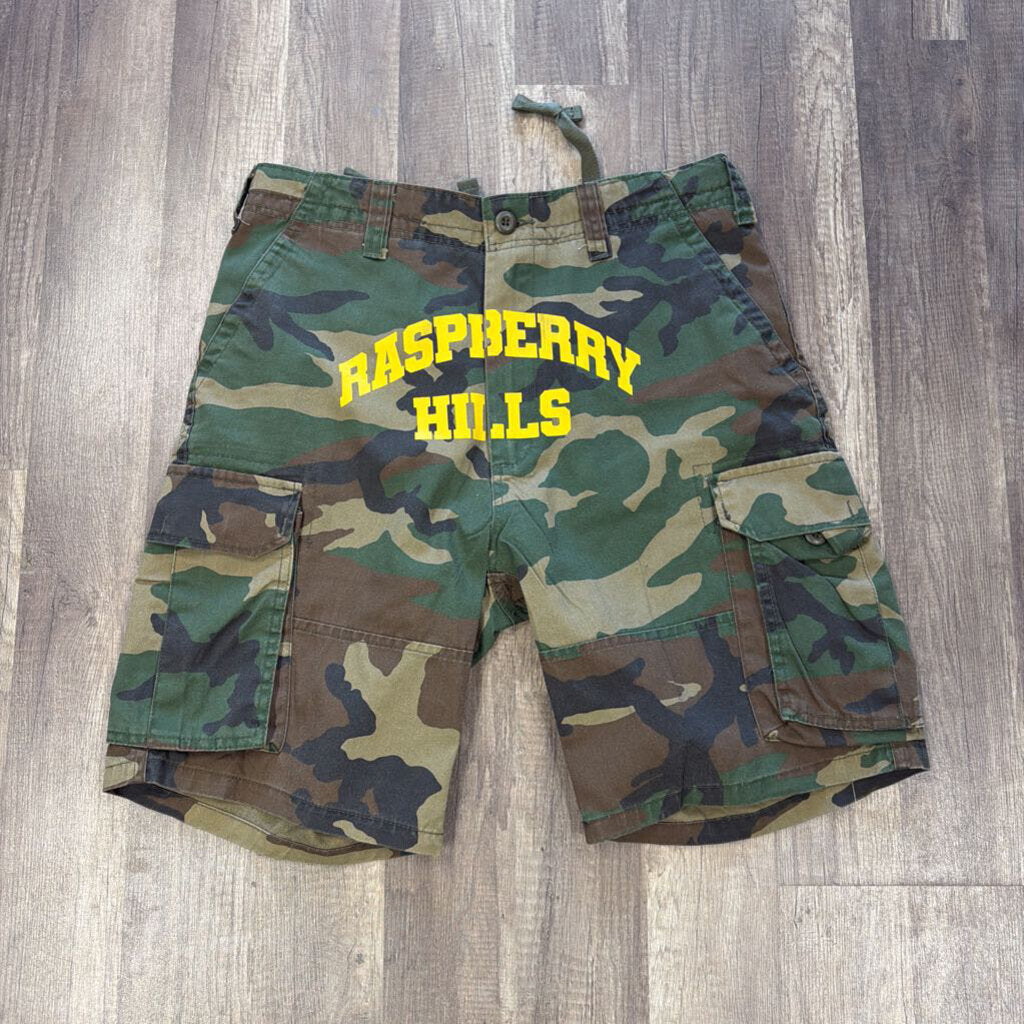 Raspberry Hills Camo Shorts