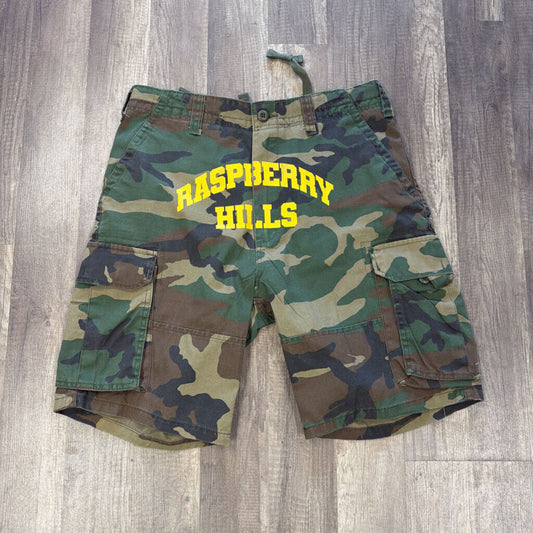 Raspberry Hills Camo Shorts