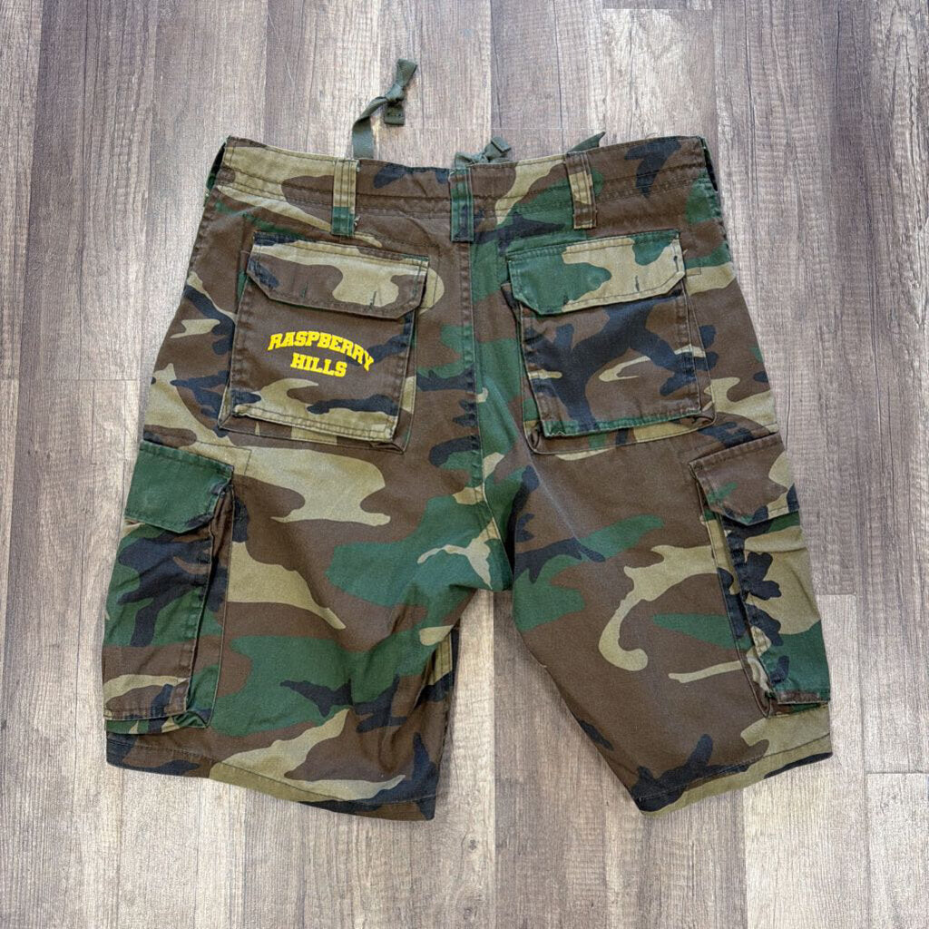 Raspberry Hills Camo Shorts