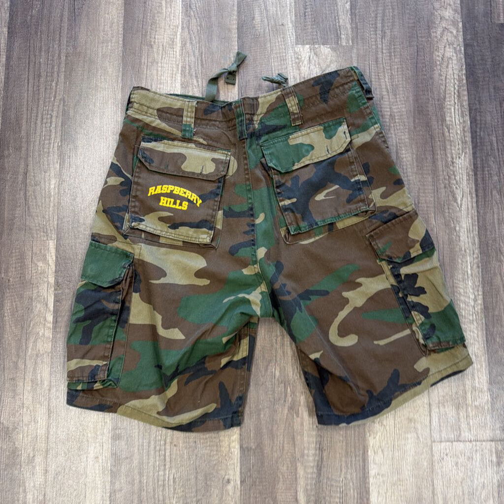Raspberry Hills Camo Shorts