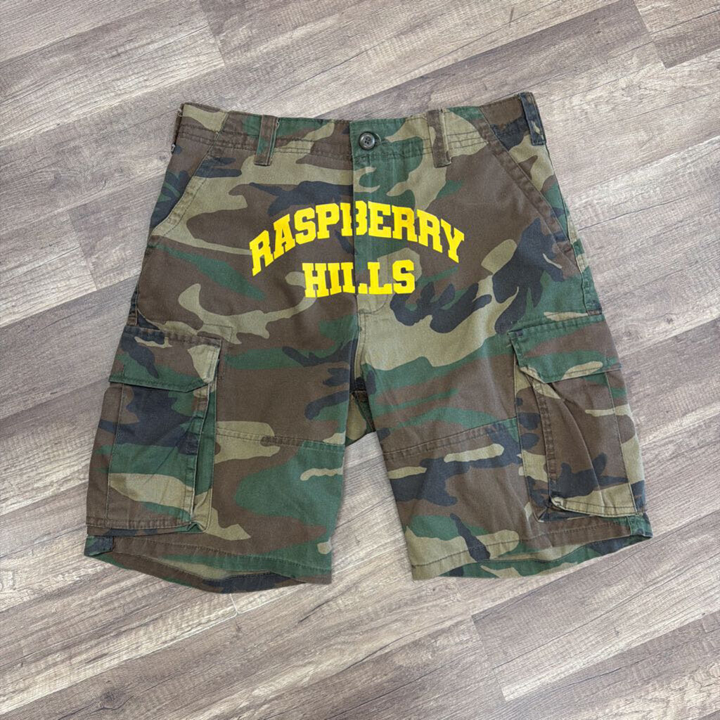 Raspberry Hills Camo Shorts