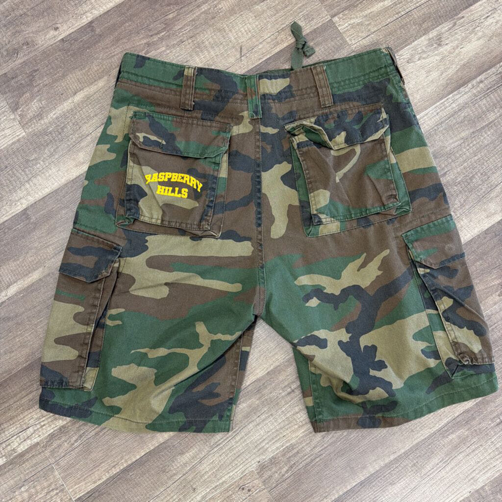 Raspberry Hills Camo Shorts