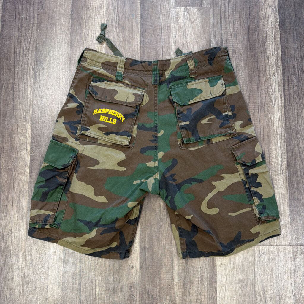 Raspberry Hills Camo Shorts