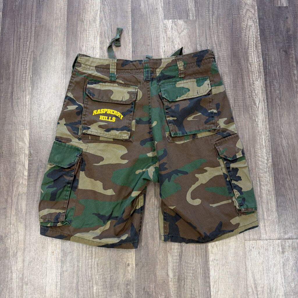 Raspberry Hills Camo Shorts