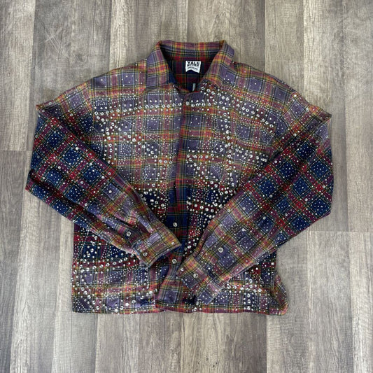 Vale Flannel Blue and Red