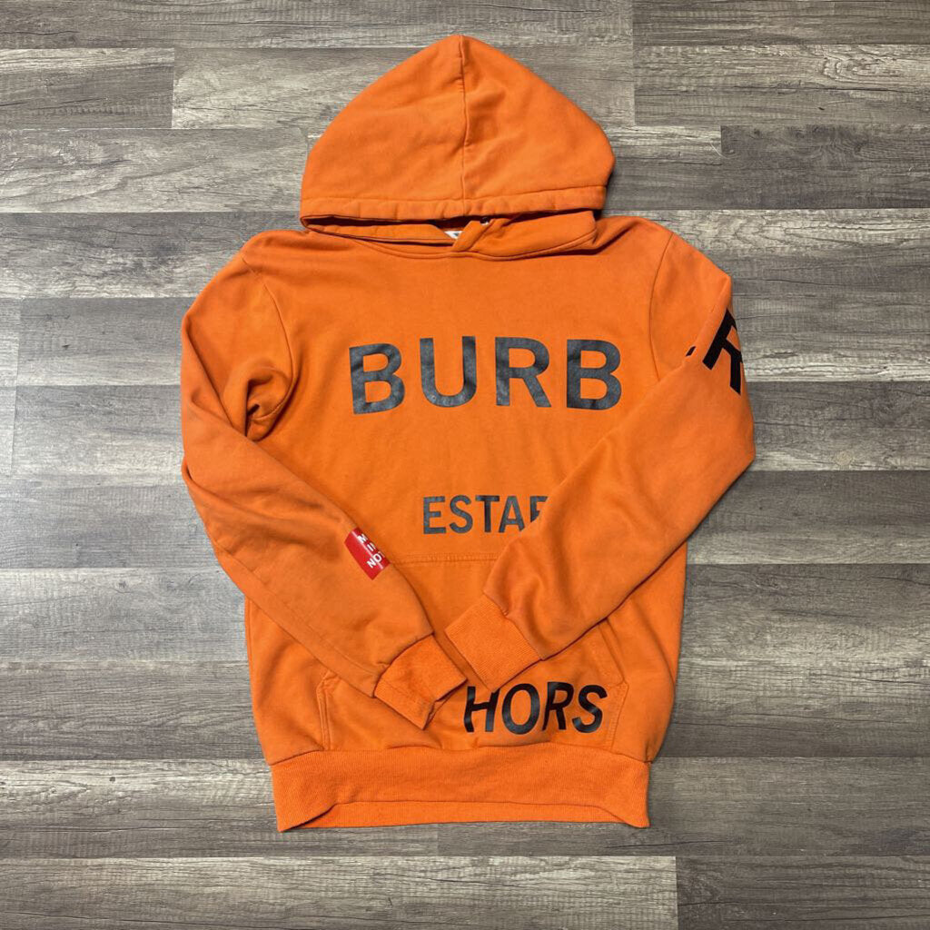 Burberry Orange Horseferry Hoodie