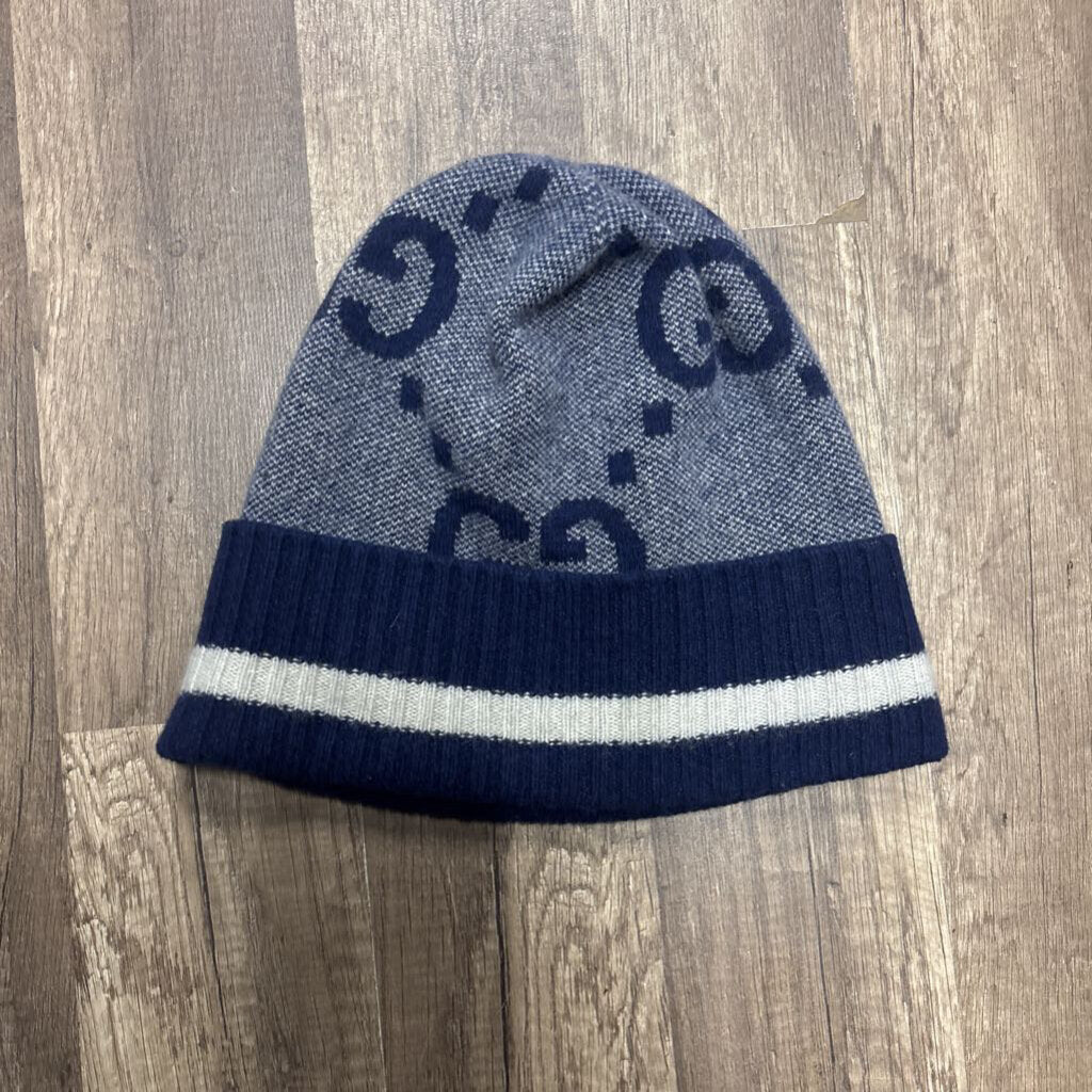 Gucci Blue Logo beanie