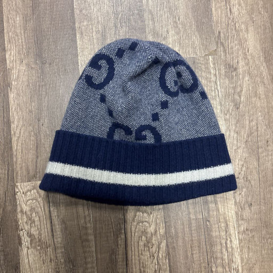 Gucci Blue Logo beanie