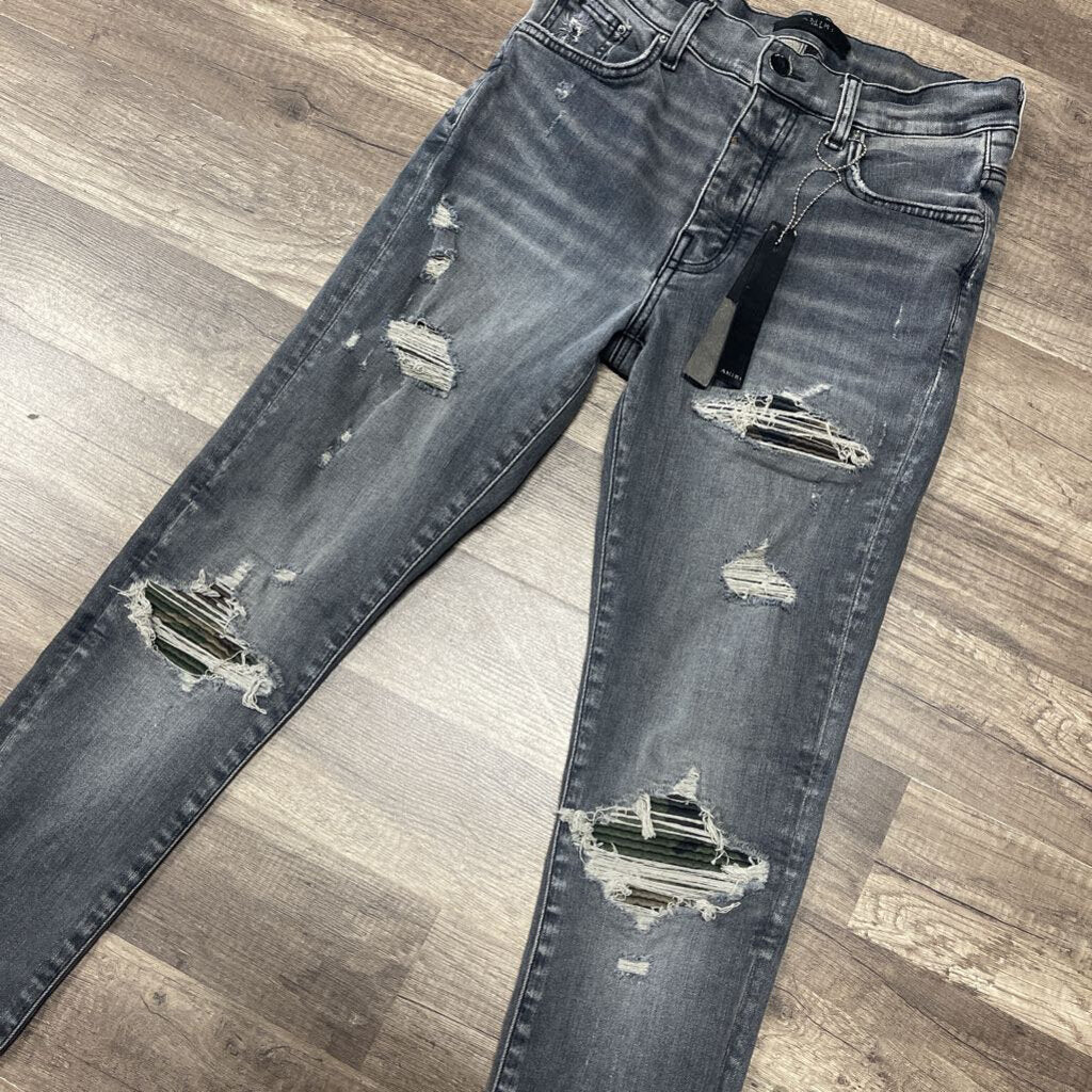 Amiri MX-1 Grey Camo Patch